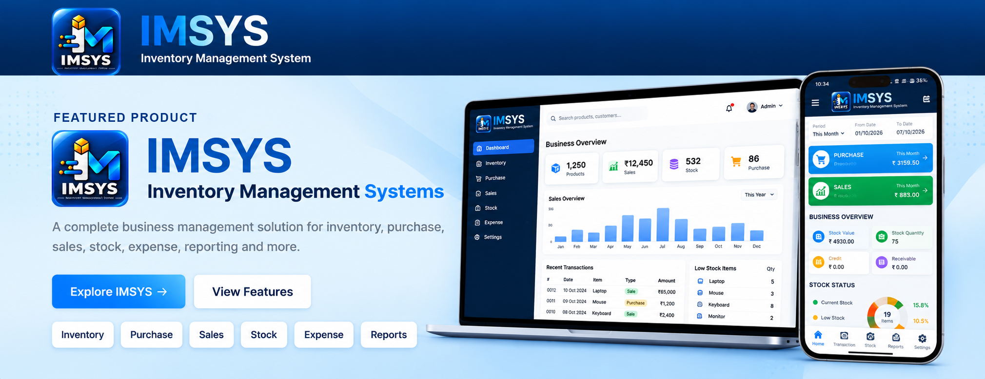 IMSYS Inventory Management System featured product
